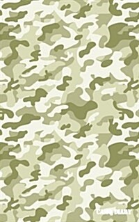 Camo Diary: Faded Green Camouflage, 180 Pages (Paperback)