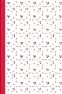 Journal: Calligraphy Hearts 6x9 - Graph Journal - Journal with Graph Paper Pages, Square Grid Pattern (Paperback)