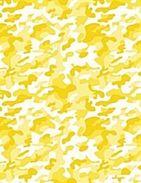 Camo Notebook: Light Gold Camouflage, 144 Pages (Paperback)