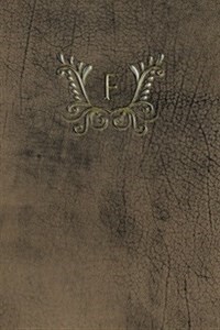 Monogram f Blank Book (Paperback)