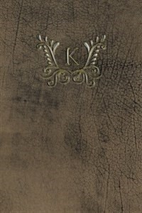 Monogram k Blank Book (Paperback)