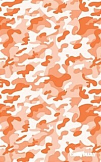 Camo Diary: Light Orange Camouflage, 180 Pages (Paperback)
