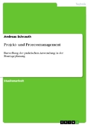 Projekt- und Prozessmanagement: Darstellung der praktischen Anwendung in der Montageplanung (Paperback)