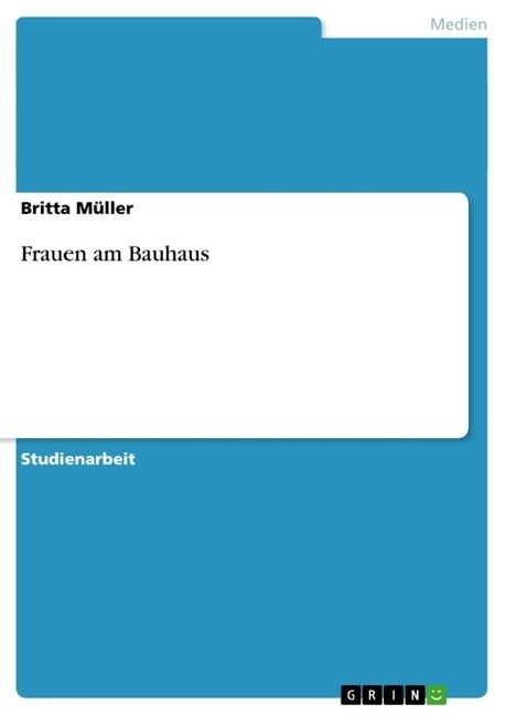 Frauen Am Bauhaus (Paperback)