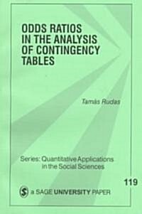 Odds Ratios in the Analysis of Contingency Tables (Paperback)