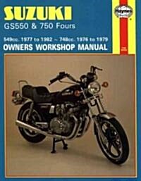 Suzuki GS550 (77 - 82) & GS750 Fours (76 - 79) Haynes Repair Manual (Paperback)