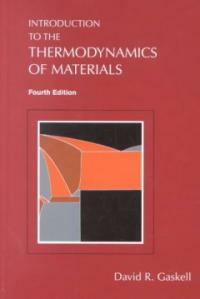 Introduction to the thermodynamics of materials 4th ed