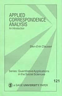 Applied Correspondence Analysis: An Introduction (Paperback)