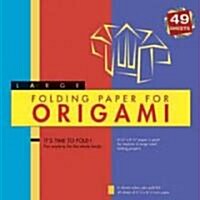 Folding Paper for Origami - Large 8 1/4 - 49 Sheets: Tuttle Origami Paper: High-Quality Large Origami Sheets: Instructions for 6 Projects Included (Loose Leaf, Origami Paper)
