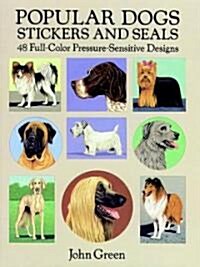 Popular Dogs Stickers and Seals (Paperback)