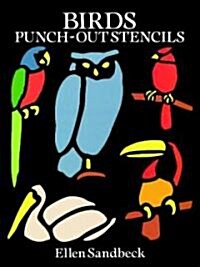 Birds Punch-Out Stencils (Paperback)