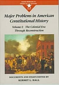 Major Problems in American Constitutional History (Paperback)