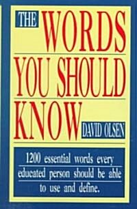 [중고] The Words You Should Know (Paperback)