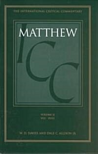 Matthew 8-18 : Volume 2 (Hardcover)