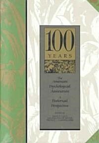 American Psychological Association: A Historical Perspective (Hardcover)