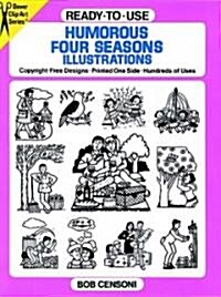 Ready-To-Use Humorous Four Seasons Illustrations (Paperback)