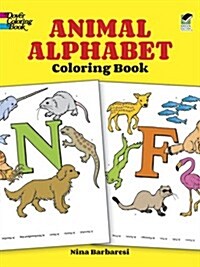 Animal Alphabet Coloring Book (Paperback)