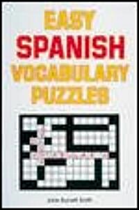 Easy Spanish Vocabulary Puzzles (Paperback)
