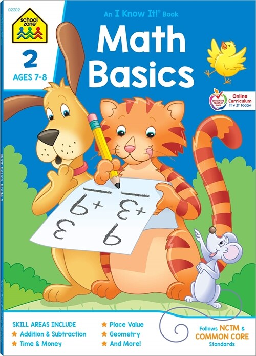 School Zone Math Basics Grade 2 Workbook (Paperback)