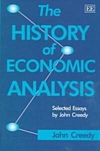 The History of Economic Analysis : Selected Essays by John Creedy (Hardcover)
