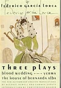 [중고] Three Plays: Blood Wedding; Yerma; The House of Bernarda Alba (Paperback)