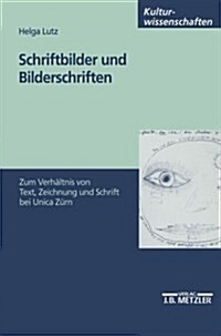 Schriftbilder Und Bilderschriften: Zum Verh?tnis Von Text, Zeichnung Und Schrift Bei Unica Z?n (Paperback)