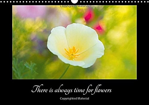 There is Always Time for Flowers 2018 : Beautiful Flowers for Closer Look (Calendar, 2 ed)