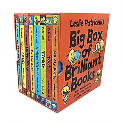 [중고] Leslie Patricelli‘s Big Box of Brilliant Books (8 Board Books)