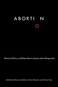 Abortion: History, Politics, and Reproductive Justice After Morgentaler (Hardcover)