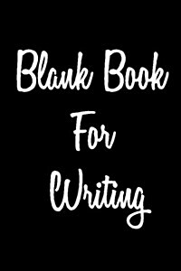 Blank Book for Writing: Lined Notebook Journal to Write in (Paperback)