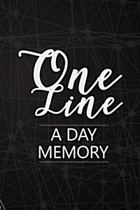 One Line a Day Memory: 5 Years of Memories, Blank Date No Month (Paperback)