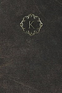 Monogram K Any Day Planner Notebook (Paperback)