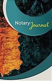 Notary Journal: 50 Pages, 5.5 X 8.5 Seaside Caves (Paperback)