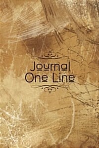Journal One Line: 5 Years of Memories, Blank Date No Month (Paperback)