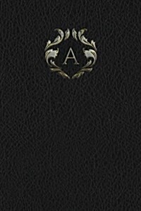 Monogram a Any Day Planner Notebook (Paperback)
