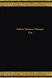 Athlete Business Manager Log (Logbook, Journal - 124 Pages, 6 X 9 Inches): Athlete Business Manager Logbook (Red Cover, Medium) (Paperback)