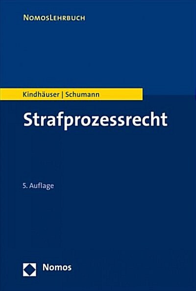 Strafprozessrecht (Paperback, 5, 5. Vollig Ubera)