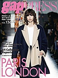 2017-2018 A/W gap PRESS vol.136 PARIS/LONDON (gap PRESS Collections) (大型本, A4 變形判)
