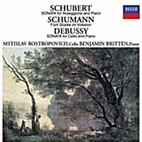 [수입] Mstislav Rostropovich - 슈베르트: 아르페지오네 소나타 & 드뷔시: 첼로 소나타 (Schubert: Arpeggione Sonata & Debussy: Cello Sonata) (SHM-CD)(일본반)