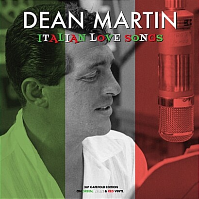[수입] Dean Martin - Italian Love Songs [180g Red, White & Green Color 3LP]