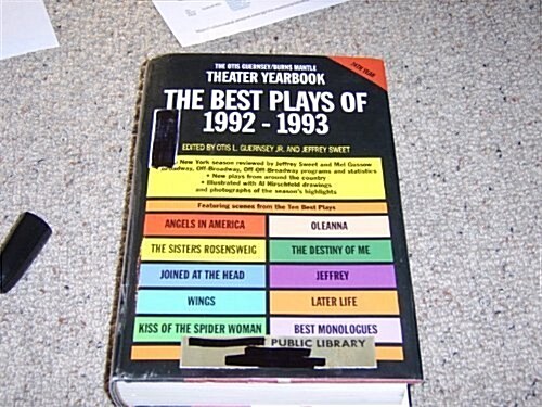 The Best Plays of 1992-1993 (Hardcover)