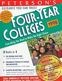 Petersons Guide to Four-Year Colleges 1998 (Paperback, Compact Disc, 28th)