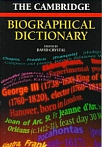 The Cambridge Biographical Dictionary (Paperback)