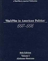 Whos Who in American Politics 1997-1998 (Hardcover, 16th)