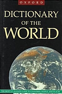 [중고] The Oxford Dictionary of the World (Hardcover)