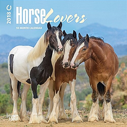 Horse Lovers 2018 Calendar (Calendar, Mini, Wall)