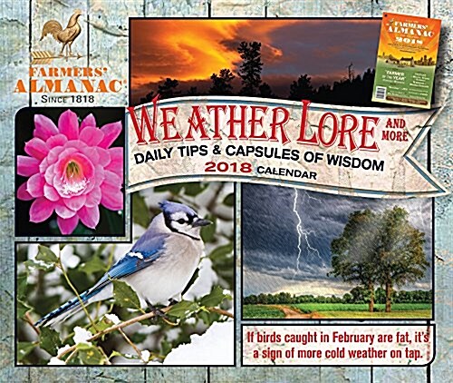 Farmers Almanac Weather, Lore and More 2018 Calendar (Calendar, BOX, DES, PA)