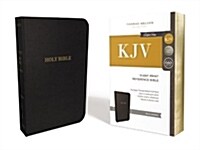 KJV, Deluxe Reference Bible, Giant Print, Imitation Leather, Black, Red Letter Edition (Imitation Leather)