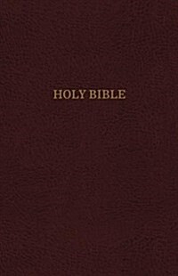 KJV, Reference Bible, Personal Size Giant Print, Bonded Leather, Burgundy, Indexed, Red Letter Edition (Bonded Leather)