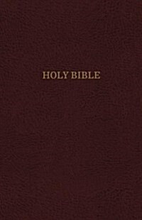 KJV, Reference Bible, Super Giant Print, Leather-Look, Burgundy, Indexed, Red Letter Edition (Imitation Leather)